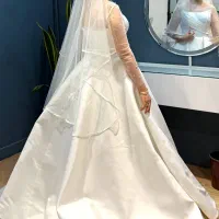 لباس عروس در حدنو،ساده و شیک