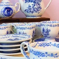 سرویس سرامیکی رنگ کوره ای قابل شستشو|ظروف سرو و پذیرایی|تهران, مسعودیه|دیوار