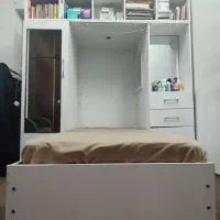 ست تخت خواب،کمد،میزآرایش،میز تحریر و کتابخانه
