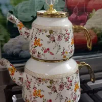 کتری قوری لعابی