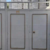درب حیاط باورق وپروفیل ضخیم
