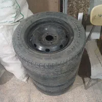 چهار حلقه لاستیک  با رینگ