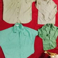 شومیز  زنانه  و مانتو مشکی سوزن دوزی