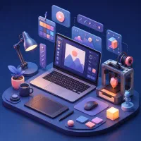 خدمات دیجیتال و کافی‌نت (طراحی، وب، تایپ)