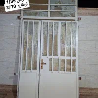 درب ورودی هال و پذیرایی آهنی (دو لنگه)