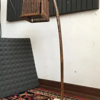 آباژور چوبی دست ساز مدل OldStyle|چراغ خواب و آباژور|کیش, |دیوار