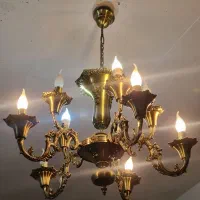 فروش سه عدد لوستر برنزی