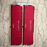 رم 16gb(2*8) crucial cl16 3600