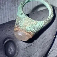 انگشتر نگین جواهر کهنه