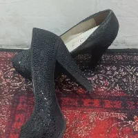 کفش نگینی پاشنه بلند زنانه سایز ۴۱