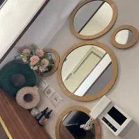 آینه ۵تیکه کرم