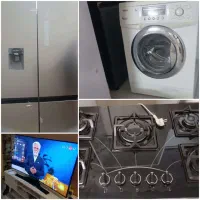 تلوزیون خمیده سامسونگ به همراه لوازم دیگر منزل