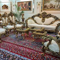 دو سرویس مبلمان کلاسیک و پنجه شیری  مناسب جهیزیه*