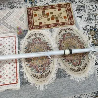 5 عدد پا دری و یک عدد چوب لباسی فلزی بزرگ