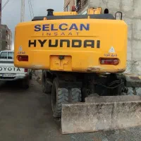 بیل مکانیکی هیوندا لاستیک 200