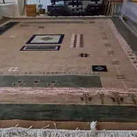 فرش طرح گبه در حد نو