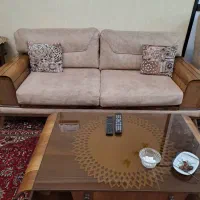 مبل سه نفره چوبی