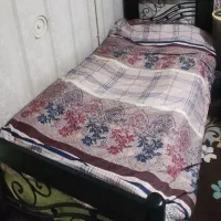 تخت دو طبقه، کمد لباسی،میز کامپیوتر، صندلی چرخدار