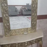 اینه وشمعدان طرح برنز