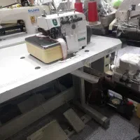 چرخ خیاطی زیگزال ۴ نخ زوجی دینام سرخود