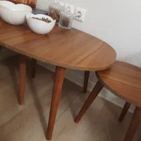 میز جلو مبلی با دوتا عسلی