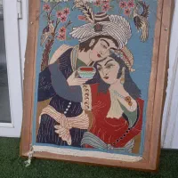 تابلو فرش دستباف لیلی و مجنون