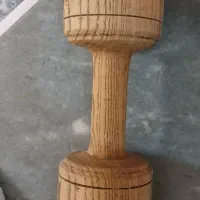 هاون سنگی بادسته چوب گردو