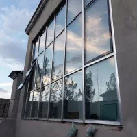 اجرای نمای کرتین وال/upvc/آلومینیوم/پنجره