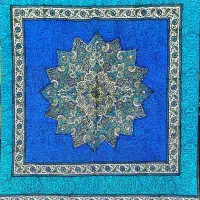 رومیزی ترمه اصفهان دست بافت