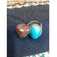 دوعددانگشتره نقره