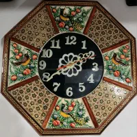 ساعت دیواری خاتم کاری