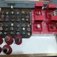 انگشتر عمده با ابکاری نقره