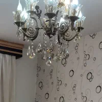 دو عدد لوستر سقفی سالم