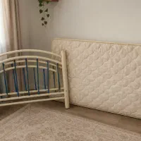 تخت فلزی همراه تشک سالم