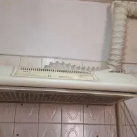 درب آهنی با چارچوب باضافه هود و باکس آبگرمکن