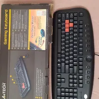 کیبورد و موس a4tech وفن cpu گیمینگ amd|قطعات و لوازم جانبی رایانه|قم, نیروگاه|دیوار