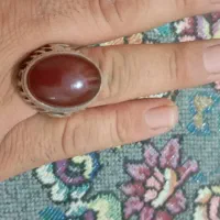 انگشتر عقیق درشت