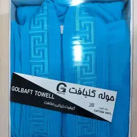 یک جفت حوله تن پوش زنانه و مردانه سایز xl