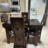 میز ناهار خوری ۴ نفره چوبی
