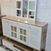 ست میز و کنسول حصیری