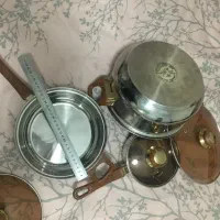 قابلمه استیل آلمانی با آبکاری طلا ۲۴عیار و زوپینی