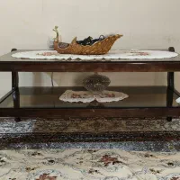 میز جلو مبلی دو طبقه در حد