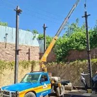 نیسان جرثقیل سبک دکل بلند همراه سبدبالابر/ تهران