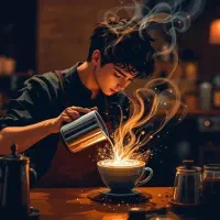 باریستا نیمه حرفه‌ای هستم