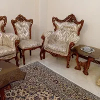 مبلمان سلطنتی 9نفره خیلی کم استفاده شده