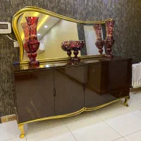 آینه و کنسول ایتالیایی چوب شرکتی