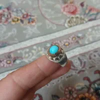 انگشترفیروزه‌رکاب‌نقره‌۹۲۵
