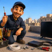 نصب آنتن تلویزیون تنظیم گیرنده دیجیتال