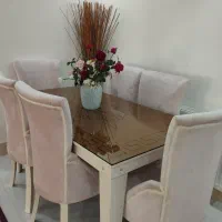 میز ناهار خوری و ماشین لباسشویی