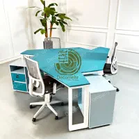 میز کارگروهی ۳ نفره ، WS ۳۲صندلی  و میز کنفرانس